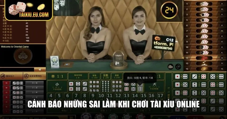 Cảnh báo sai lầm trong áp dụng cách chơi Tài Xỉu